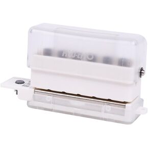 6 Hole Paper Punch,Handheld Mini Puncher Support Multiple 20/26/30 Hole Punching 5.5mm Aperture for A4 A5 B5 Notebook Scrapbook Diary Planner Calendars Agenda Greeting Card DIY Office Home