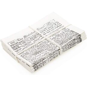 1 Bundle of Handmade Newspapers 1/12 Miniature Newspaper DIY Crafts Dollhouse Accessories