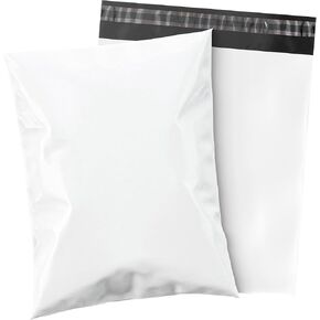 Shop4Mailers 12 x 15.5 Heavy Duty Thick Large Shipping Poly Mailer Bags, Waterproof and Tear-Resistant Postal Package Envelopes 3 Mil, Permanent Adhesive Seal (100 Pack)