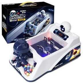 Joyrapt Space Fortress Shooting Games with Digital LED Score Board(Mini), Handheld Pinball Shooting Machine with Lights & Music, Christmas Toys Birthday Gifts for Kids Boys&Girls (Rocket)