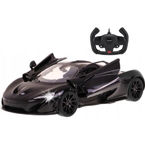 PowerTRC Official Licensed 1:14 Scale Mclaren P1 Model Super Car with Functional Lights | Open Doors Push Button | Yellow