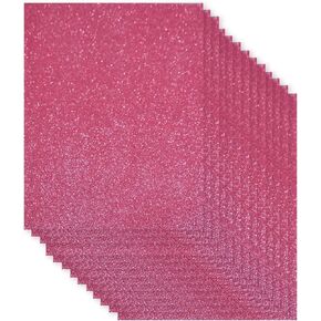 RUIAN Pink Foam Sheets EVA Shiny Paper 11 x 8 Inch 2mm Thick for Crafts DIY Projects, 10 Pcs