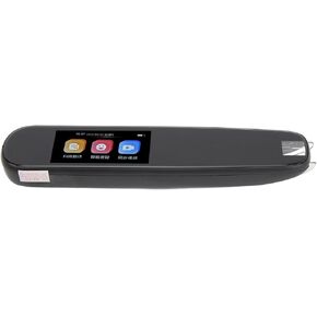 Scan Reader Pen,Digital Reader Pen Voice Translator Device Portable Scanning Translator Foreign Language Translators for Language Learners (Black)