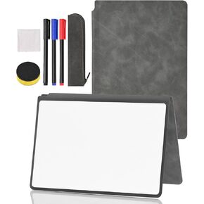 Portable Dry Erase Board,Portable White Board,Small Dry Erase Board,Foldable,Erasable,Repeatable,9.5 * 6.6 inches,for Office,Home,School,Study,Meeting(Pink)