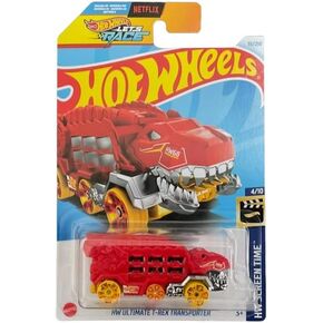 Hot Wheels T-Rex Transporter, Red, HW Screen Time 4/10