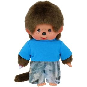 Sekiguchi Monchhichi Boy Street Fashion Plush Doll - Blue
