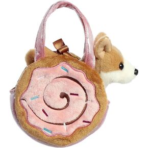 Aurora® Fashionable Fancy Pals™ Cinnamon Roll Stuffed Animal - On-The-go Companions - Stylish Accessories - Brown 5.5 Inches