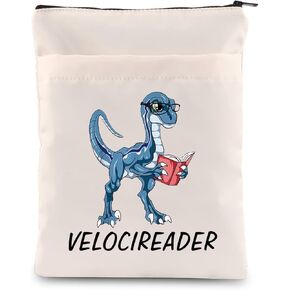 CHOORO ديناصور قراءة كتاب كم Velocireader دينو القارئ هدية أدبية مضحكة دودة الكتب ديناصور الحب هدية (CH-VELOCIREADER)