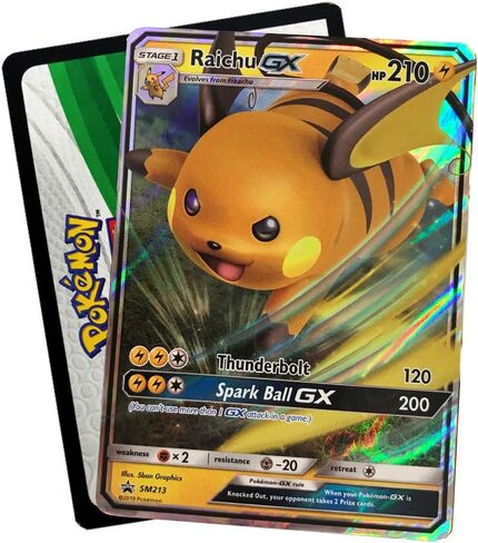 Pokemon TCG: Sun & Moon Hidden Fates - Raichu-GX Collector's Tin in Saudi Arabia