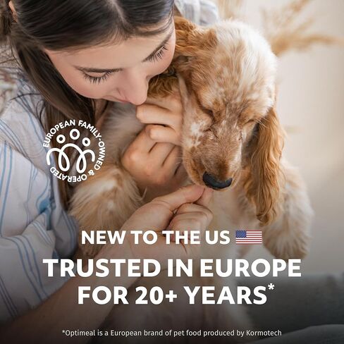 Optimeal Grain-Free Dog Food - Proudly Ukrainian - Balanced Dog Food Dry Recipe with Immunity Support, Non-Grain Dry Dog Food for All Dog Breeds (3.3 lbs, Chicken & Veggies) in Kuwait