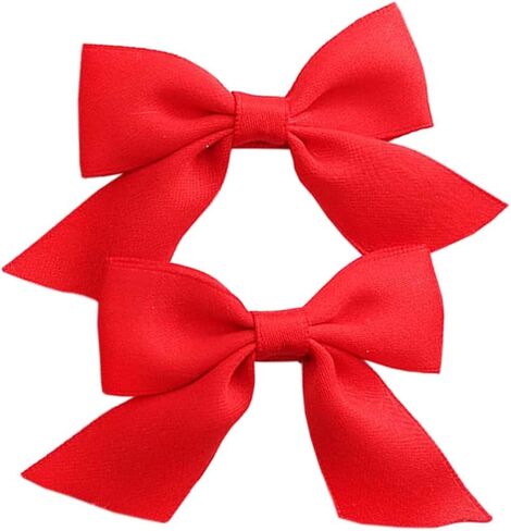 Girls Christmas Valentine's Day Pink Hair Bow Hair Clips Bow Headband for Baby Girls Hairpin 2 Pack TSFJ40 (Pink Bow Clip) in Saudi Arabia
