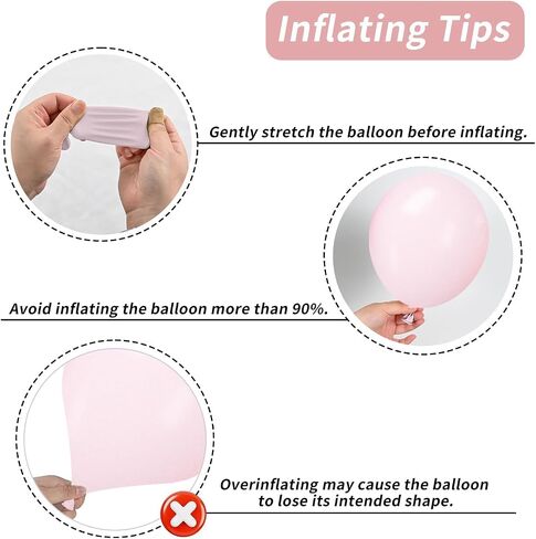 Paready Blush Pink Balloons Set, 50 Pcs Pink and Champagne Gold Balloons, 12 Inch Dusty Pastel Pink Apricot Metallic Gold Confetti Balloons For Boho Birthday Bridal Shower Bachelorette Party Supplies in Kuwait