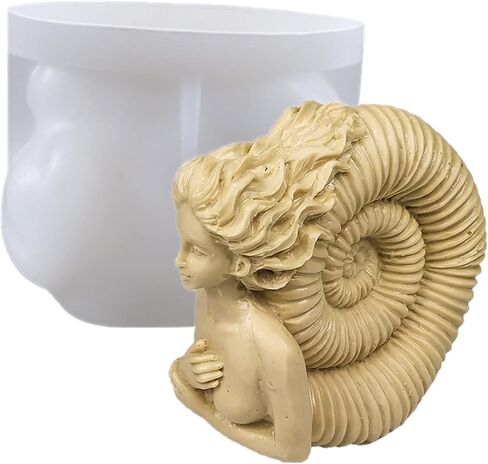 Conch Candle Silicone Mold Soap Mold Fondant Chocolate Cake Mould Aromatherapy Gypsum Craft Decoration Mold Resin Molds in Saudi Arabia