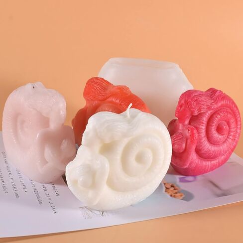 Conch Candle Silicone Mold Soap Mold Fondant Chocolate Cake Mould Aromatherapy Gypsum Craft Decoration Mold Resin Molds in Saudi Arabia