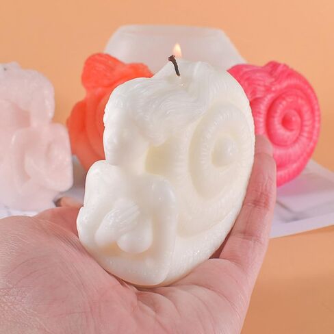 Conch Candle Silicone Mold Soap Mold Fondant Chocolate Cake Mould Aromatherapy Gypsum Craft Decoration Mold Resin Molds in Saudi Arabia