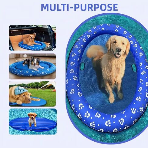 Dog Pool Float Inflatable Dog Floats for Pool Dog Floaties Swimming Pool Floats for Small Medium Large Dog Puncture Proof in Saudi Arabia