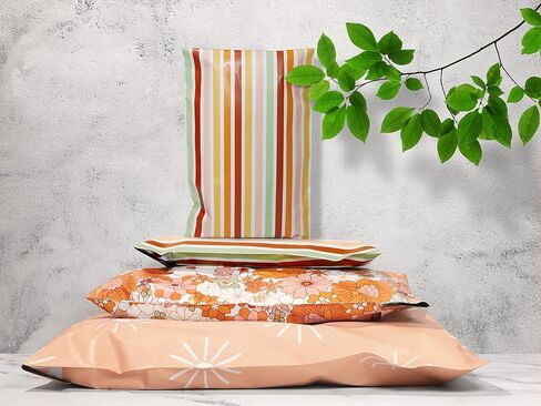 Multiple Sizes Variety 75 Pack (25 Each: 6x9, 9x12, 12x15) Sustainable Poly Mailers - Rustic Vintage Boho Spring Shipping Bag - Multi Assorted Eco Friendly Boutique Mailing Envelopes (Elegant Florals) in Saudi Arabia