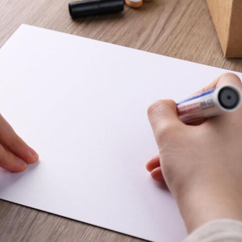 Shindel 100 ورقة بيضاء لامعة من الورق، 8.5 × 11 بوصة ورق حرفي ممتاز 210 جرامًا للمتر المربع لصنع البطاقات، والدعوات، والشهادات، ومستلزمات العودة إلى المدرسة in Kuwait