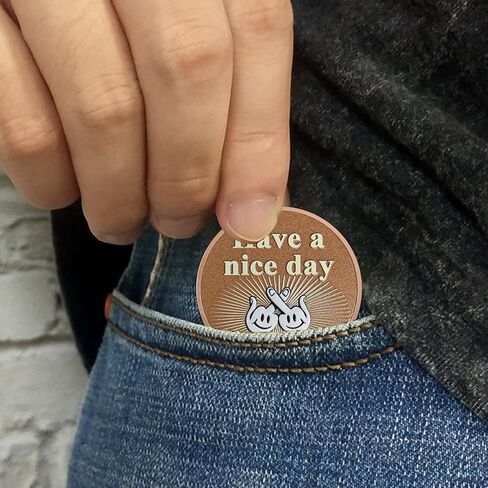 3 Pcs Official Asshole Middle Finger Coin | Bold Statement Medallion with Intricate Design | Ideal for Display or Novelty Gifts | Comes with Protective Capsule in Kuwait