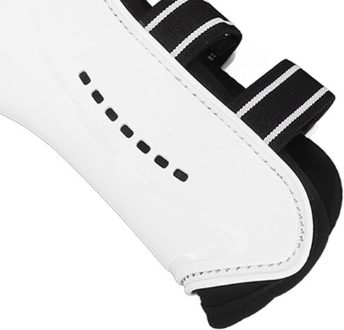 4 Pcs Front Hind Horse Tendon Boots, Breathable Design Horse Boots, PU Neoprene Open Front Jumping Tendon Horses Boots with Ventilation Holes for Jumping, Trail Riding, Turnout (M) in Saudi Arabia