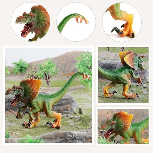 Dinosaur Toys, Dilophosaurus Toy, Collection Dinosaur Action Figurines Toy, Dino Toys for Boys and Girls Christmas Birthd for Kids 3-5 in Saudi Arabia