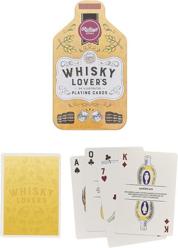 Ridley’s Beer Lover’s Deck of Playing Cards – 54 Beautifully Hand-Illustrated Beer Playing Cards – Includes a Durable Storage Tin for Easy Travel – Makes a Unique Gift Idea in Saudi Arabia
