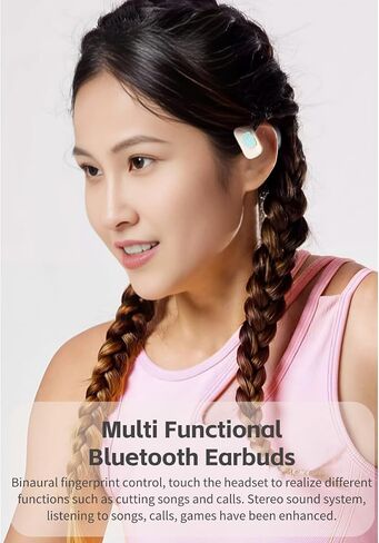 BL02 Language Translator Earbuds, BT 5.3 144 Languages Voice Translator Device with Digital Display, Noise Cancellation Translator Headset HiFi Stereo Earbuds in Saudi Arabia