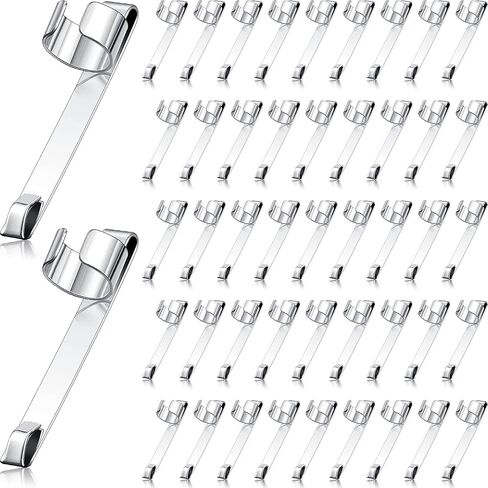 Zonon Metal Pencil Clips Slide on Pencil Pocket Epoxy Pen Clips Snap In, Ink Pen Holder Hangable Portable for Pocket Office Home(20 Pieces) in Saudi Arabia