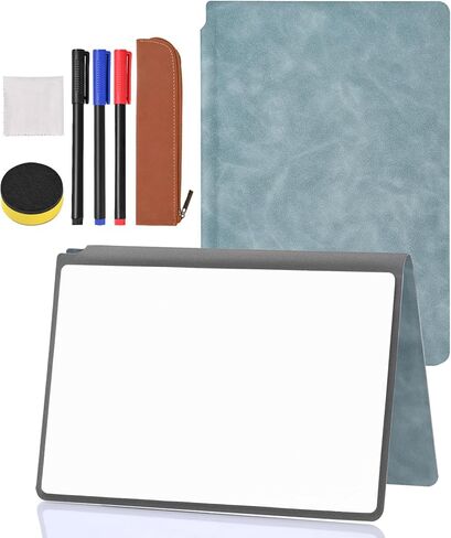 Portable Dry Erase Board,Portable White Board,Small Dry Erase Board,Foldable,Erasable,Repeatable,9.5 * 6.6 inches,for Office,Home,School,Study,Meeting(Pink) in Saudi Arabia
