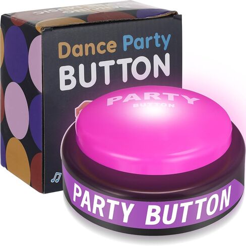 30 Second Dance Button with Music Dance Button for Classroom Dance Party Supply Back to School Teacher Gift for Office Adults Buzzers Novelty Fun Gag Toys Gadget(Bright Yellow) in Saudi Arabia