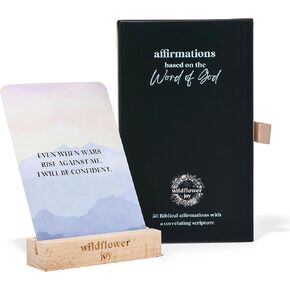 Christian Affirmation Cards for Women, 50 Affirmation Cards Based on the Word of God