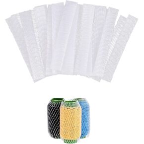 100PCS Thread Net Spool Saver, Thread Spool Net Makeup Brush Covers Sewing Thread Nets for Different Sizes of Embroidery Sewing Quilting and Serger Spools of Thread