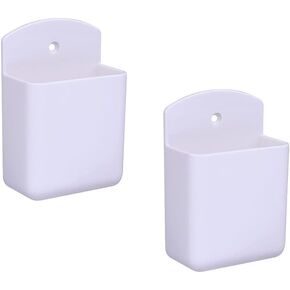 2Pack Wall Remote Control Holder Adhesive,Self-Adhesive Wall Mount Air Conditioner TV Remote Control Bracket,Office Home School Use