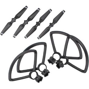 ApplianPar 4Pcs Lightweight CW CCW Quick Release Folding Blades Propellers and Propeller Protector Guard for DJI Spark Drone
