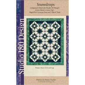 Studio 180 Design Quilt Pattern - Snowdrops (Includes Instructions for Two Project Sizes)