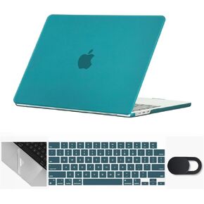 Se7enline Compatible with MacBook Air 13.6 inch Case M3/M2 2024 2023 2022 for Mac Air 13-inch A2681/A3113 Laptop Hard Shell Case with Keyboard Cover & Webcam Cover & Trackpad Protector,Mellow Yellow