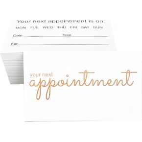 RXBC2011 Appointment Reminder Cards Pack of 100 white