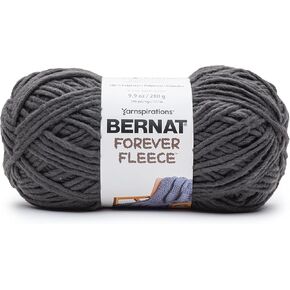 Bernat Forever Fleece Yarn-Coal