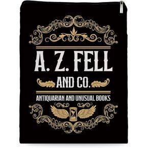 TV Show Inspired Book Sleeve, Co Antiquarian and Unusual Book Sleeve TV Show Gifts Fandom Lovers Book Cover (Black-1115)