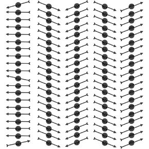 Arrow Spinners Board Game Spinner Arrow Toys for Classroom School Party Home Party Supplies (100Pcs,10Cm/4 Inch,Black)