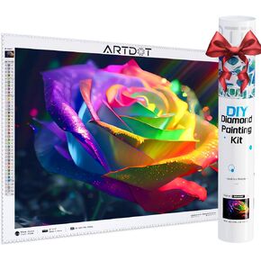 ARTDOT 5D Diamond Art Kits for Adults, Licensed Full Drill Diamond Painting Kits for Home Wall Decor, Gifts for Women Mom(9.8x13.7 Inches)