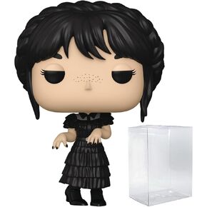 POP TV: Wednesday - Rave'n Wednesday Addams Funko Vinyl Figure (Bundled with Compatible Box Protector Case), Multicolor, 3.75 inches
