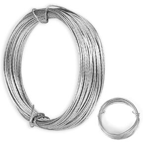 Picture Hanging Wire, 32.5 Feet (10m)Braided Picture Wire Heavy Metal Wire for Photo Frame Picture Mirror Artwork Hanging Supports up to 30lbs