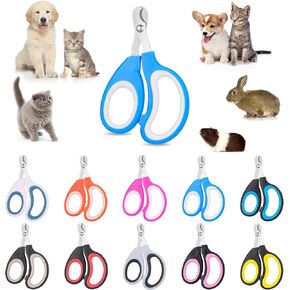 20 Pcs Cat Nail Clipper Bulk Kitten Claw Trimmer Pet Nail Cutter Claw Care for Cats, Kittens, Bunny, Puppy, Rabbit, Gatos, and More