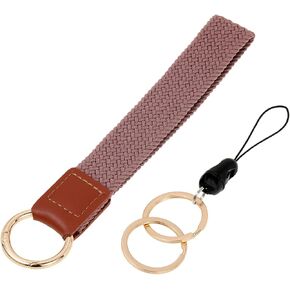 LUBINGSHINE Stretchy Key Chain Holder, Wristlet Keychain, Wrist Lanyards for Car Keys ID Badges Wallet Phone