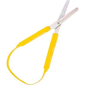 School Smart Loop Scissors, 8 Inches, Yellow,84838