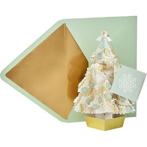 Hallmark Signature Pop Up Christmas Card (3D Christmas Tree Ornament)