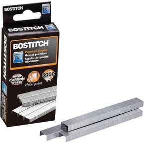 Bostitch Premium Standard Staples, 0.25-inch Leg Length, 5000 Staples/Box (SBS191/4CP)