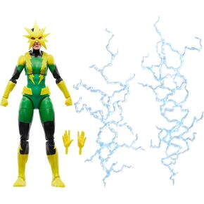 Marvel Legends Series Electro (Francine Frye), Retro Comics Collectible 6-Inch Scale Action Figure