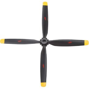 RC Propeller Fan Blade, Propeller Paddle Blade for WLtoys Plastic RC Airplane Spare Parts Accessories Airplanes Jets for Replacement Black Aircraft